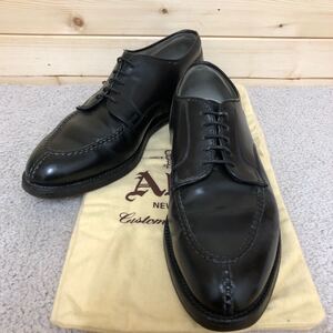 (24)Alden Norwegian Front Blucher Oxford ブラック 黒 US9 D 27㎝位 オールデン ノルウェージャン フロントブルーチャーオックスフォード