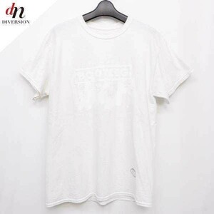 16SS TANGTANG タンタン FLOCKY BOOTLEG コットン 半袖 ビートルズ フロッキー ロゴプリントTEE Tシャツ WHITE M