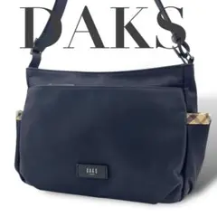 ✨未使用級✨　DAKS ダックス　ショルダーバッグ　ブラック　黒