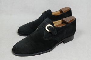 着用少Japan vintage shoes『銀座yoshinoya』美しいシングルモンクシューズ26cm 日本製高級手製革靴ヨシノヤジャパンヴィンテージマッケイ