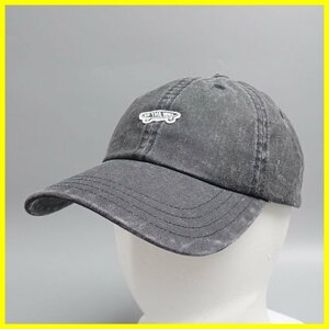 ★未使用 VANS/ヴァンズ Premium Logo Curved Bill Hat キャップ 頭周約57～62cm/ダークグレー/コットン製/帽子&1296000439