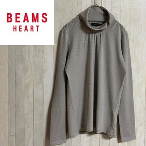 BEAMS HEART★ビームス ハート★レディース タートルネック ボーダー カットソー　5-108