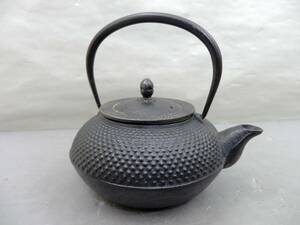 南部鉄器　照光堂 鉄瓶 急須 未使用保管品　約1214ｇ 現状品 売り切り