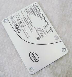 【中古パーツ】2.5 SATA SSD 80GB 1台 正常 TNIEL SSDSC2BB080G6 ■SSD2191