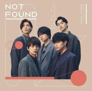 CD　Sexy Zone　NOT FOUND (通常盤)　新品未開封