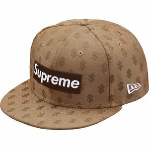 7 1/2 即決 supreme 18ss Monogram Box Logo New Era brown 