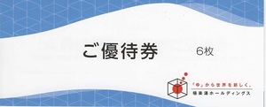 ☆極楽湯　株主優待券6枚☆