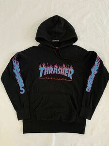 【送料無料】Supreme × THRASHER 15SS シュプリーム　スラッシャー Hooded Sweatshirt サイズSmall MADE IN CANADA