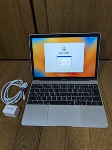 MacBook （Retina,12インチ,2017）Core i5/メモリ 8G/SSD 500GB/充放電回数 484回 正常