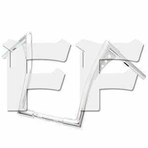 ハーレー ダビッドソン XL 883 1200 FLD FXDB FXDLS FLSS オートバイ 16インチ 25mm ハンドルバー メッキ HandleBar-R16 新品