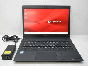 ☆1円☆第8世代☆東芝 dynabook S73/DP☆Core i5 1.60GHz/16GB/SSD512GB/高解像度1920×1080☆無線/Bluetooth/カメラ/Office/DtoD領域☆