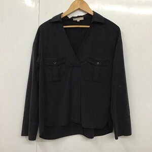 MOUSSY FREE マウジー カットソー 長袖 長袖カットソー カラーシャツカットソー 長袖シャツ Cut and Sewn 黒 / ブラック / 10119549