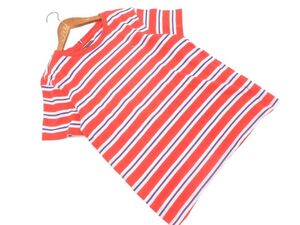 ネコポスOK TOMMY HILFIGER トミーヒルフィガー ボーダー Tシャツ 164cm 白ｘ赤ｘ紺 ■◆ ☆ eha6 子供服