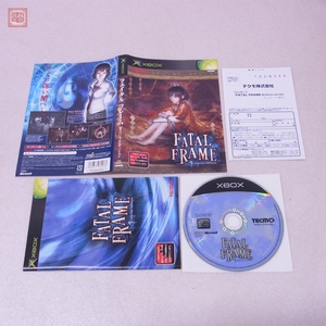 動作保証品 XBOX フェイタルフレーム 零スペシャルエディション FATAL FRAME ZERO SPECIAL EDITION TECMO 取説ハガキ/ジャケット付【PP