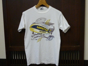 USA古着　Tシャツ Swingster S GOODYEAR 白　ホワイト　90s アメリカ製 グッドイヤー