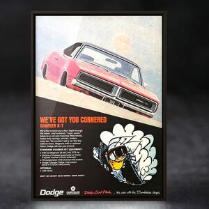 USA 60年代 当時物 初代 ダッジチャージャー RT 広告 /カタログ ダッヂチャージャー Charger チャージャー ダッジ ダッヂ 中古 車 パーツ