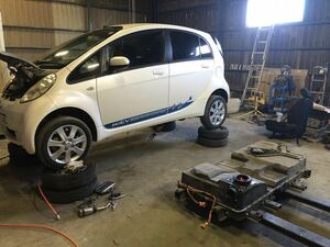 i-MiEV、MINICAB MiEV 16.0kwh駆動用バッテリー修理