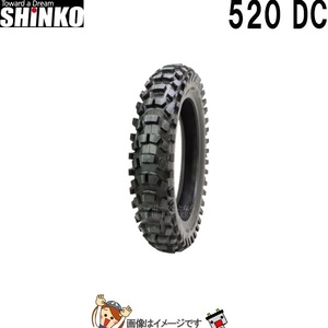 120/100-18 68M TT R520DC リア チューブタイヤ シンコー shinko タイヤ　オフロード コンペテションタイヤ 一般公道走行不可