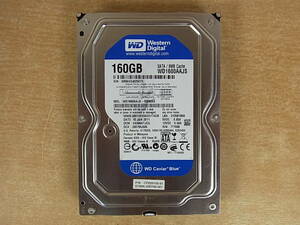 ◎F/534●ウェスタン・デジタル Western Digital☆3.5インチHDD(ハードディスク)☆160GB SATA300 7200rpm☆WD1600AAJS☆中古品