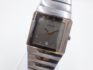 358279【1円スタート】RADO ラドー 152.0332.3 ダイヤスターセラミックチタン デイト メンズ 時計 クオーツ ケース28mm