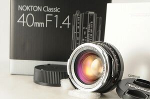 [美品] Voigtlander フォクトレンダー NOKTON Classic 40mm F/1.4 SC #2515