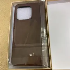 Panda Baby iPhone 16 Pro 手帳型ケース ダークブラウン