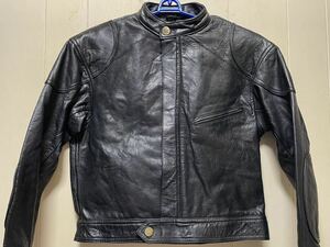 本革シングルレザーライダース バイカージャケットL Lレーシングジャケット古着