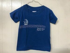 クリックポスト可 キッズ Hanes ヘインズ Fifty-Fifty 青タグ US 古着 アメリカ 半袖 Tシャツ キッズXS ベビー 子供服 Y5-17