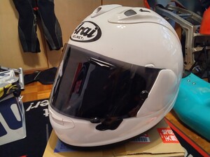 Arai　アライ　RX-7X　フルフェイスヘルメット　グラスホワイト　ジャンク　訳あり