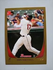 2011 Bowman gold Shin-Soo Choo