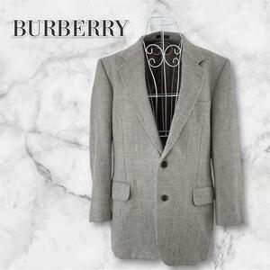 BURBERRY バーバリー　テーラードジャケット　グレー　ウール　フォーマル 3031