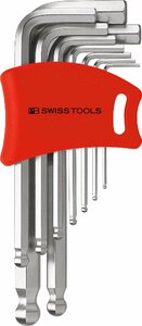 PB SWISS TOOLS スイスツール 212.DH-10 ボール付 六角棒レンチ セット(パックナシ) 品番：212.DH-10 六角 レンチ 六角棒レンチ