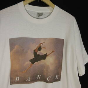 激レア！　90s　USA製　CAPEZIO　カぺジオ　Tシャツ　シングルステッチ　XLくらい？　送料230円