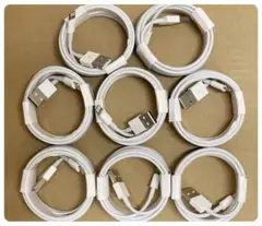 8本1m iPhone充電器ライトニングケーブル Apple純正品質 [czy]