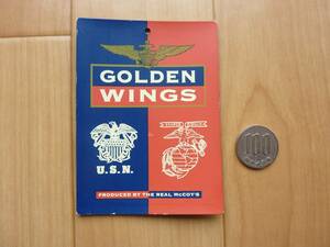 ☆Real McCOY’s マグネットシート:USN GOLDEN WINGS:送料無料