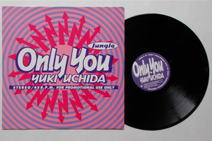プロモ・オンリー１２インチ盤LP　内田有紀　”ONLY YOU（JUNGLE MIX)　DH-95031