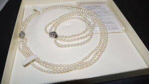 真珠 ネックレス　ブレスレット アクセサリー Silky 田崎真珠 TASAKIだと思います。⑥