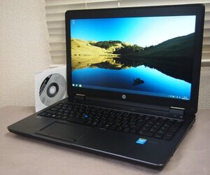 NoS077☆hp Z Book 15 D5H42AV 難有KBNG/Core i7 4800MQ 2.7GHz/メモリ16GB/HDD500GB/SDVD/15.6型FULLHD/K2100M/Win8.1Pro64bit付◇