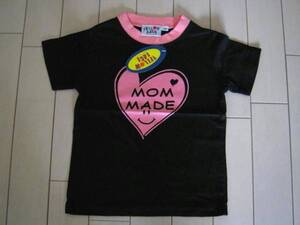 【新品】イエローフェイス/Tシャツ（90ｃｍ）黒mom