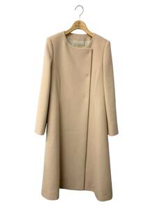 FOXEY フォクシーブティック ノーカラーコート 40 Chalotte Coat ピンク