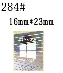 284# 【windows 11】エンブレムシール　■16*22㎜■ 条件付き送料無料