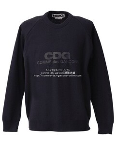 ■激レア■CDG限定ニット・セーター（Charles Kirk-チャールズ カーク-社製）■サイズL■黒■新品タグ付■正規品■COMME des GARCONS