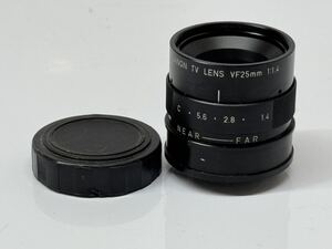 Canon TV LENS VF25mm 1:1.4 未チェック 現状品 管理番号09143