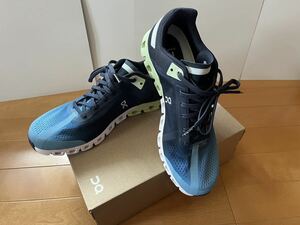 中古品　（オン）ランニングシューズ　on cloudflow Ink/Meadow 28.0センチ