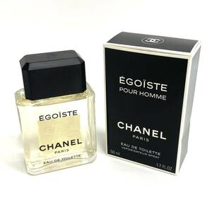 SH★ 1円スタート CHANEL シャネル EGOISTE エゴイスト プールオム オードトワレ 香水 50ml 中古 残9割以上