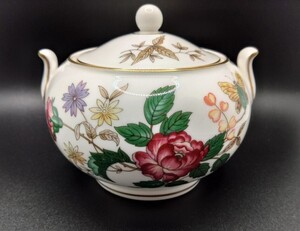 WEDGWOOD ウェッジウッド CHARWOOD チャーンウッド シュガーポット 黒壺 美品