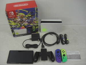 ◆◇中古/ニンテンドースイッチ/有機ELモデル/スプラトゥーン３エディション :ゲk2672-092ネ◇◆