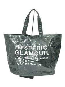 HYSTERIC GLAMOUR◆×PORTER/ビニールトートバッグ/PVC/ブラック