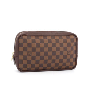 ルイヴィトン LOUIS VUITTON ダミエ トゥルース トワレット セカンドバッグ クラッチバッグ マルチポーチ ブラウン エベヌ N47623