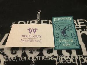 DIR EN GREY ご当地ステッカー ★9/15 Zepp Nagoya限定★ mode of Withering to death. 名古屋 愛知 グッズ